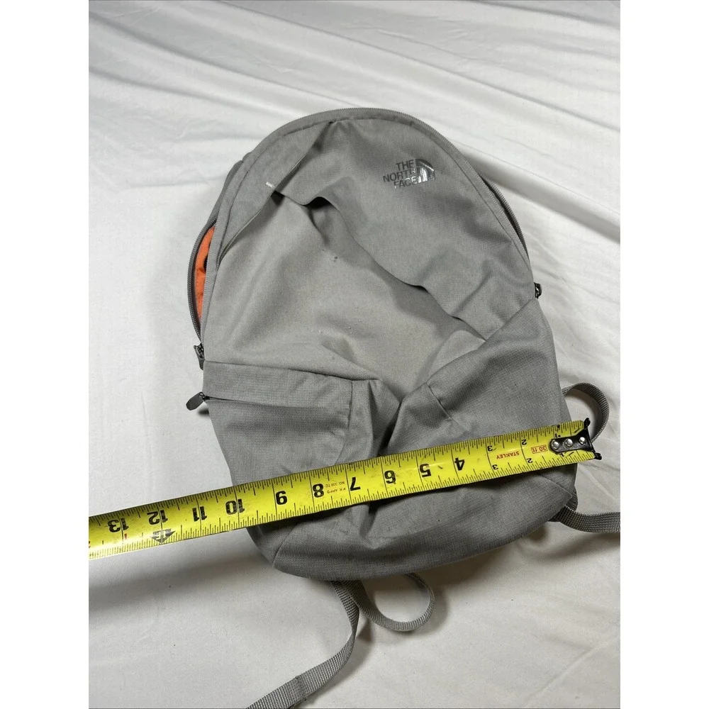 The North Face Electra Hiking Backpack Gray Zip Padded Straps Used